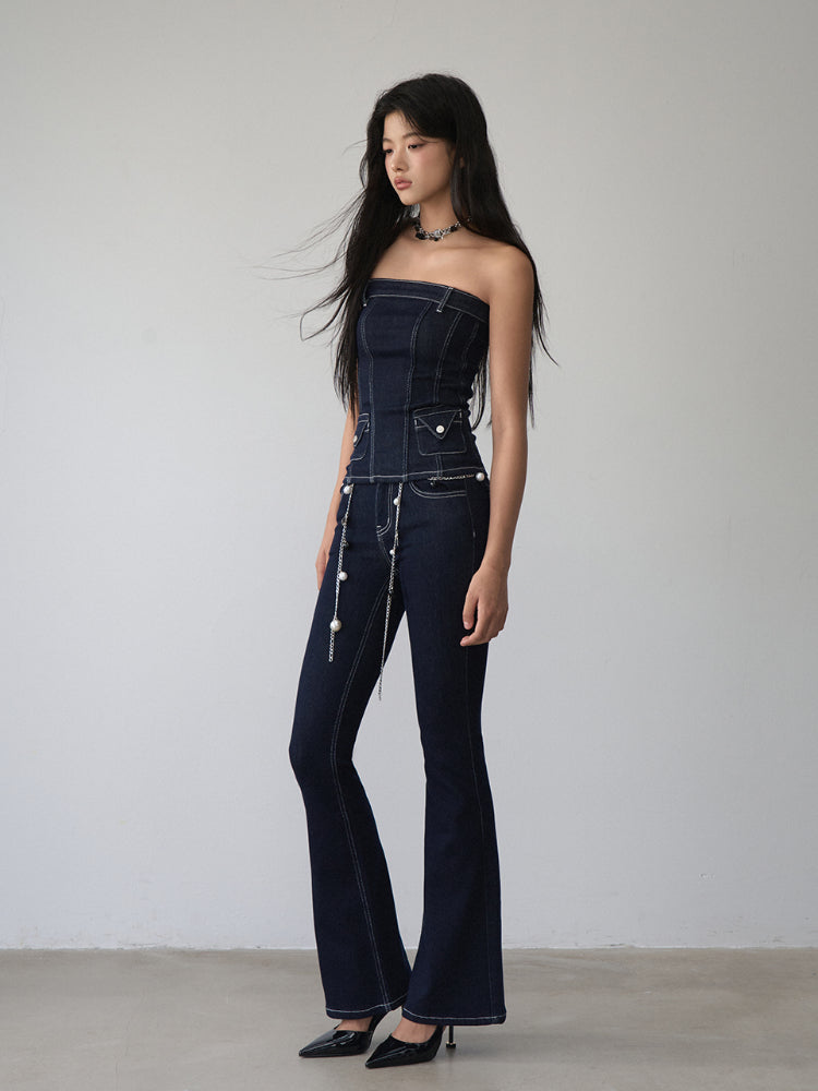 Original Color Slim Bootcut Jeans
