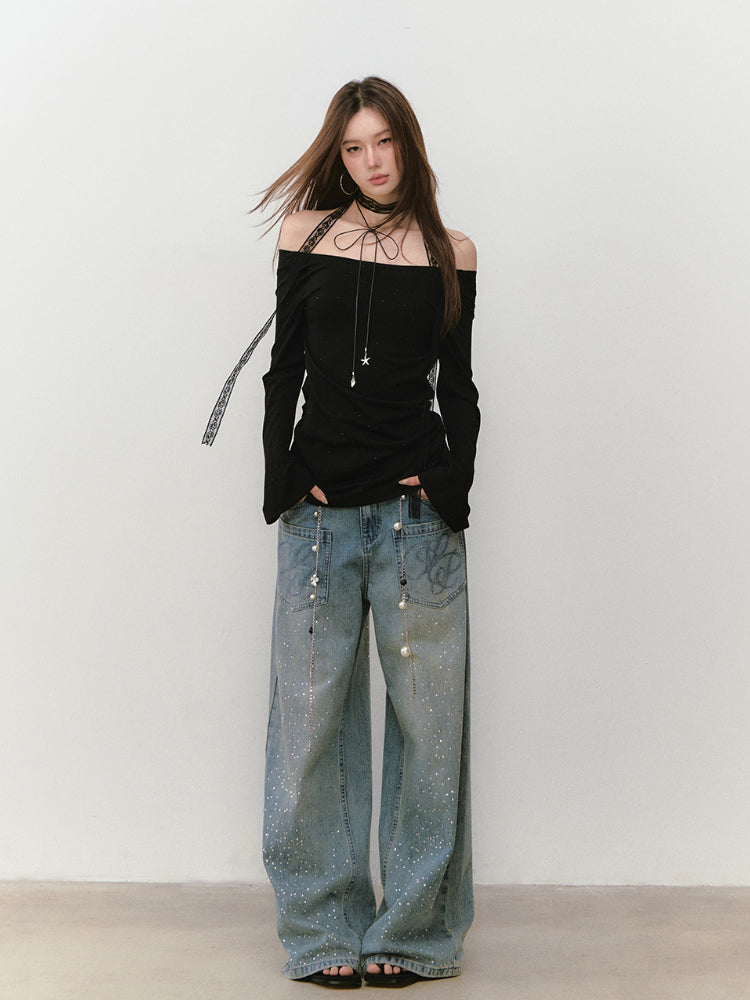 Starfish Series Lace String Necklace