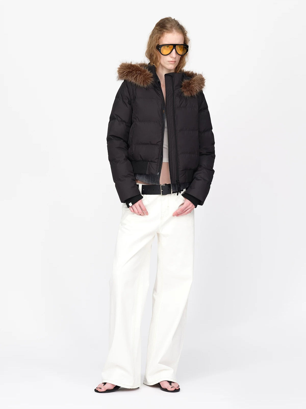 Detachable Sleeve Down Puffer Jacket