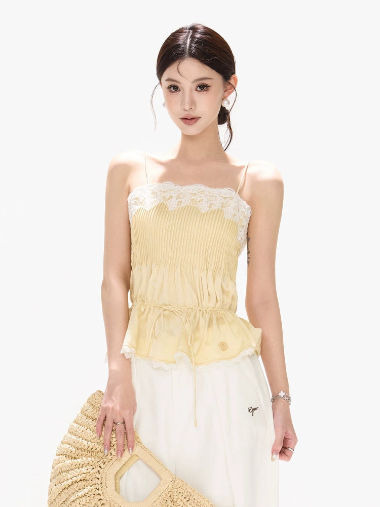 Lace Trim Cami Top