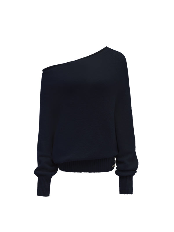 Off-Shoulder Oversized Sweater