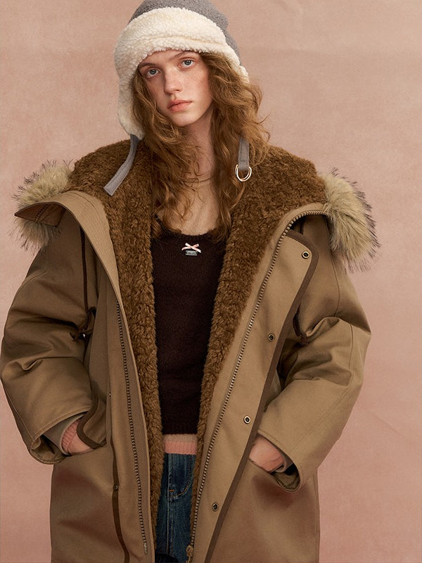 Hooded Utility Down Parka