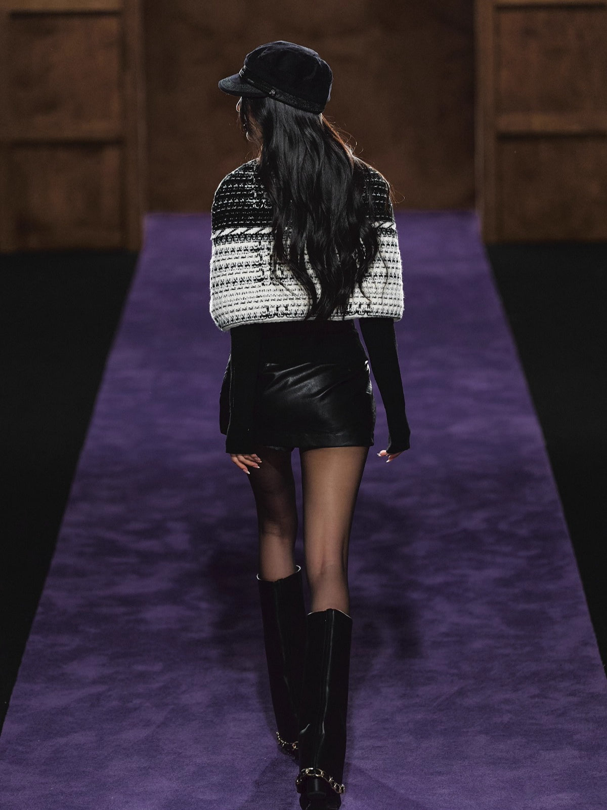 Special Yarn Cape Knit Set