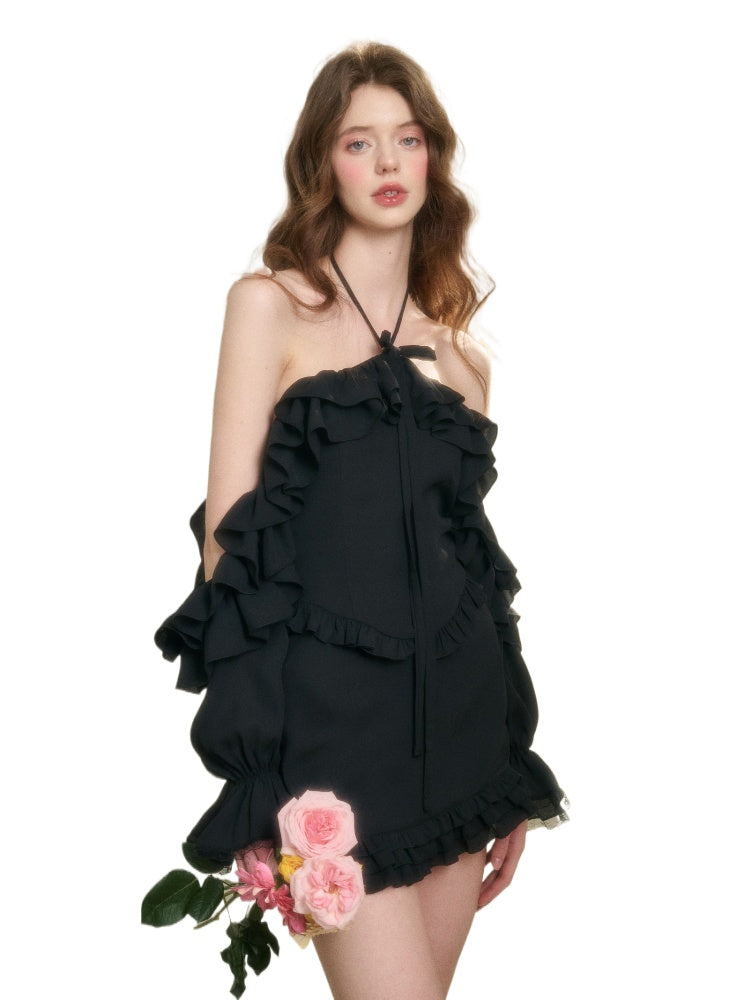 Summer Afternoon Halter Top & Skirt Set