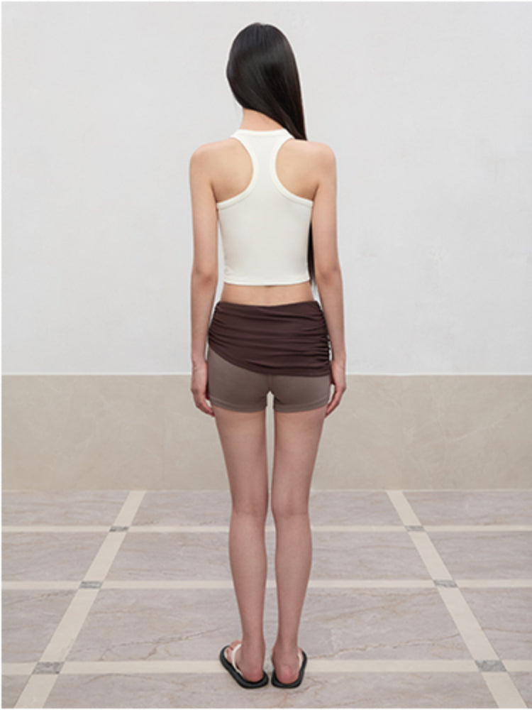 High Elastic Sleeveless I-Back Vest
