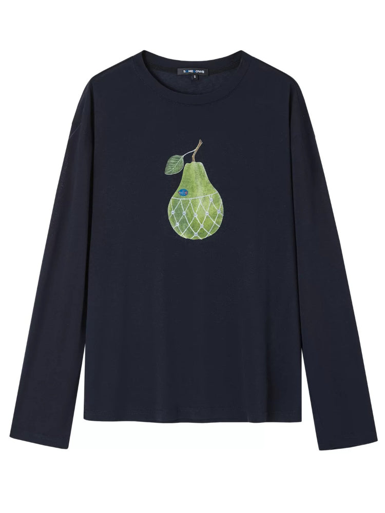 Pear Mood Long Sleeve Tee
