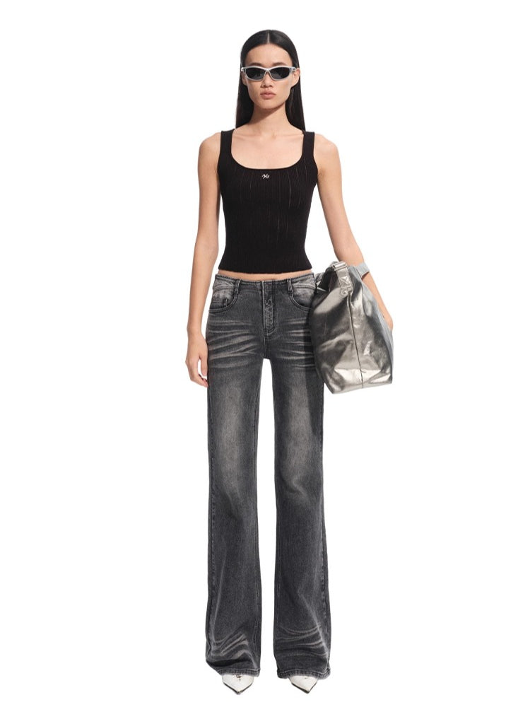 Cutout Ribbed Camisole