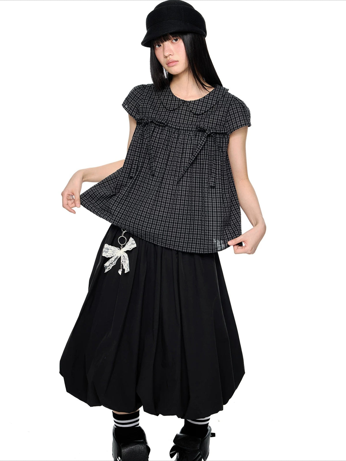 Plaid Peter Pan Dress