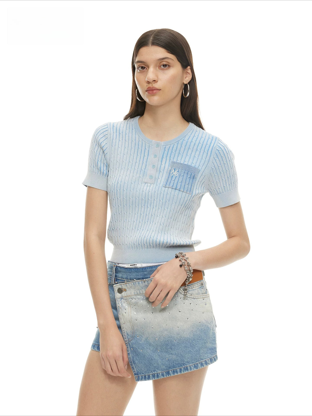 Academy Henley Knit Tee