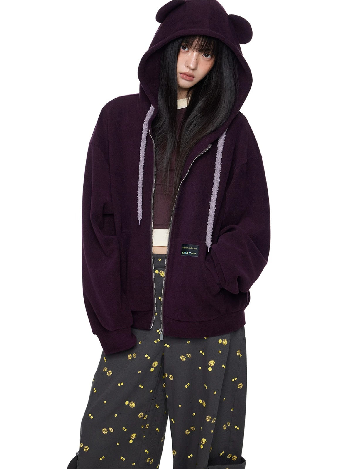 Bear Ear Hoodie Jacket