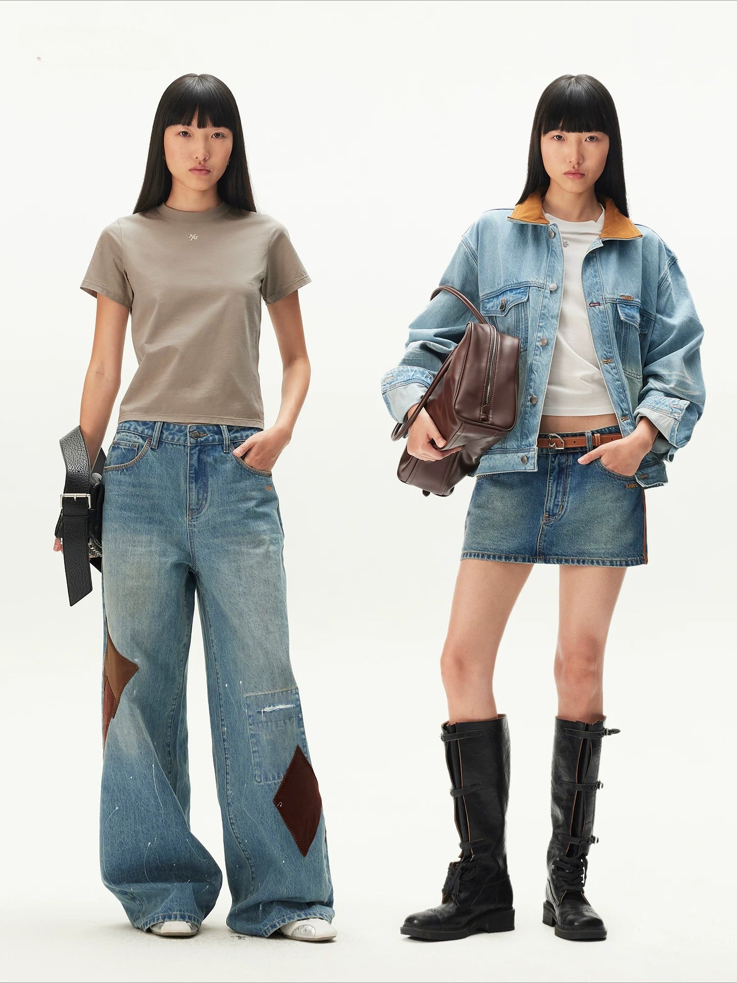 Embroidered Badge Cropped T-Shirt