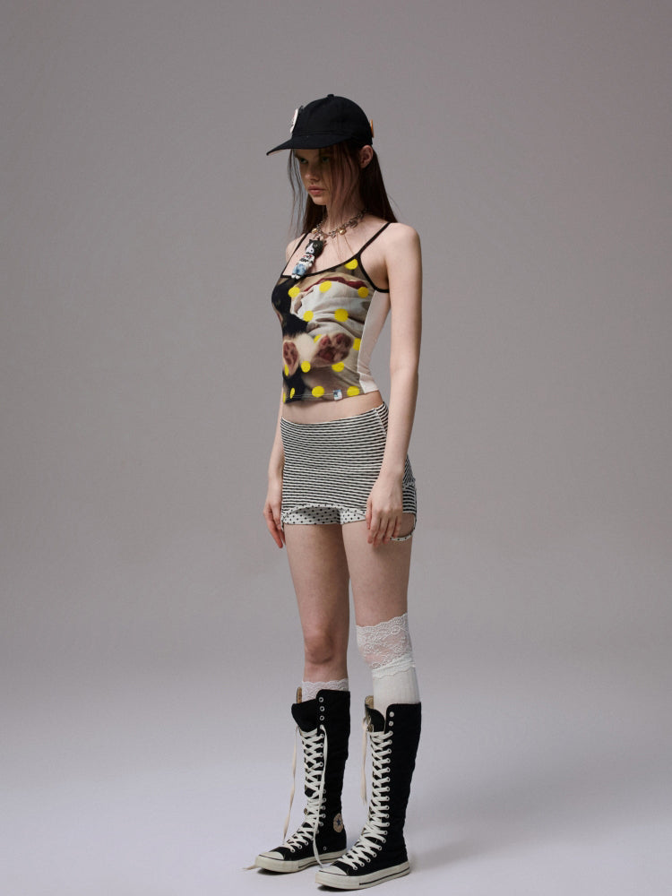 Funny 3D Cat Doll Bag Charm