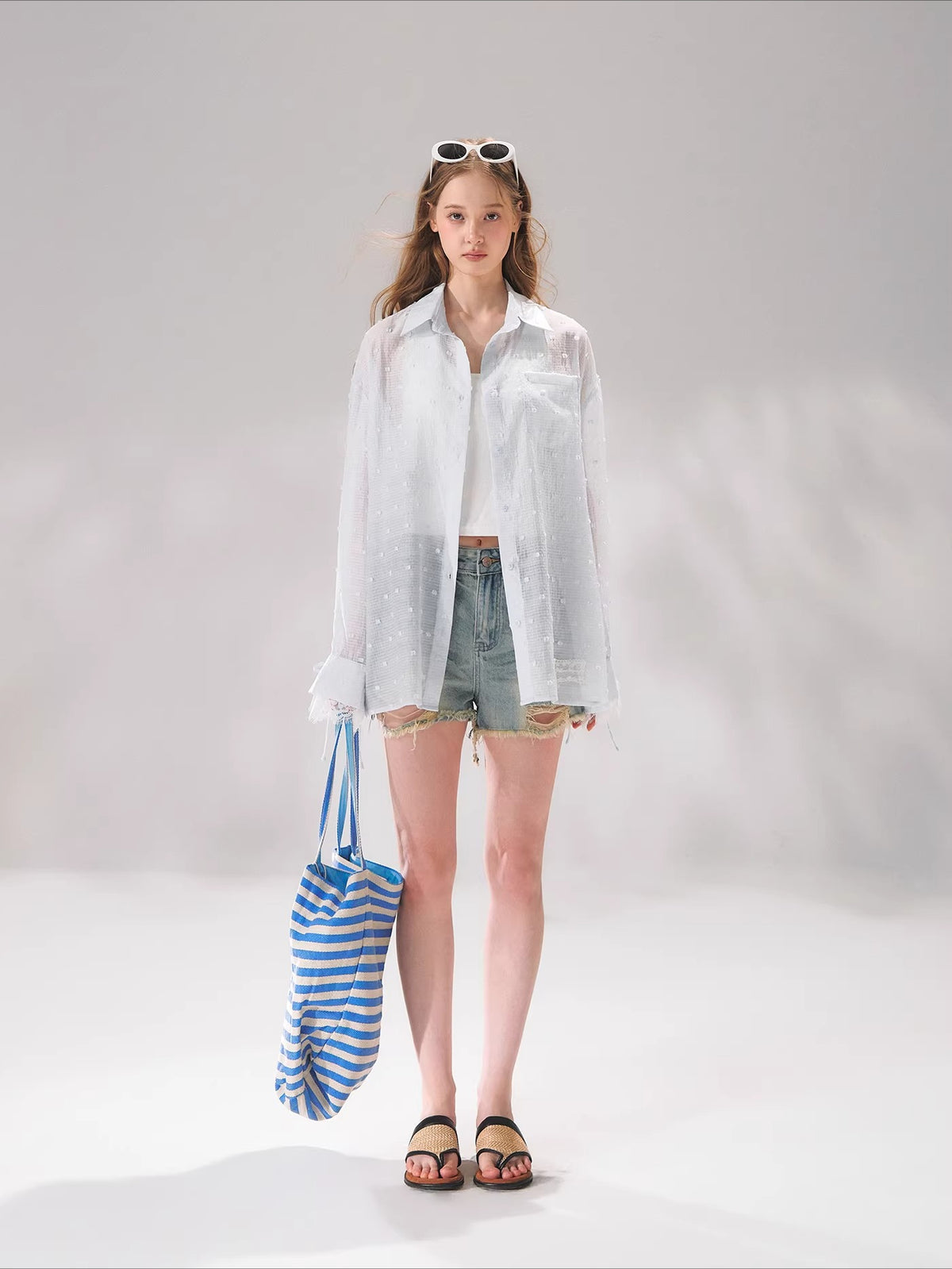 Polka Dot Lace Shirt