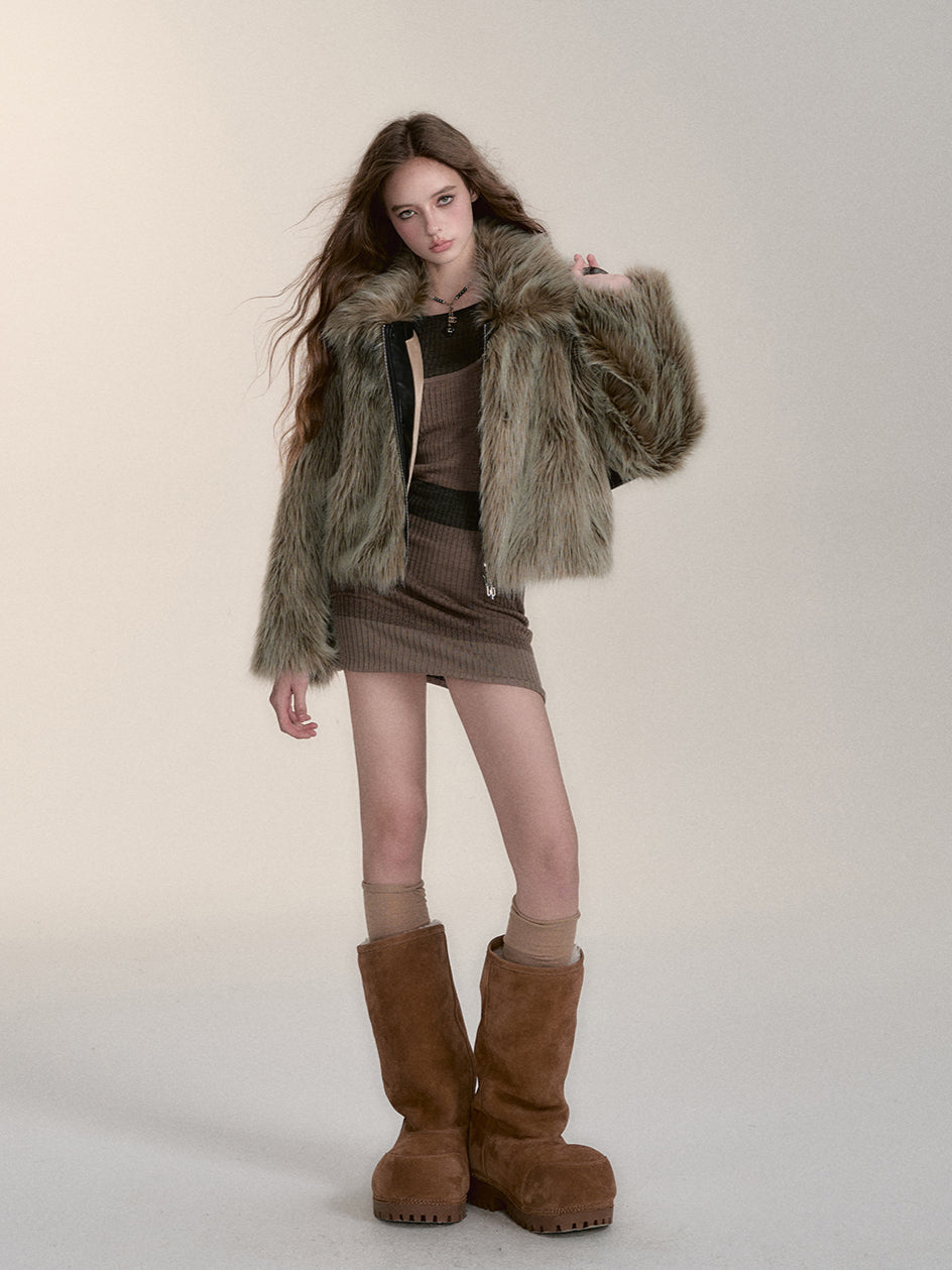 Faux Fur Coat