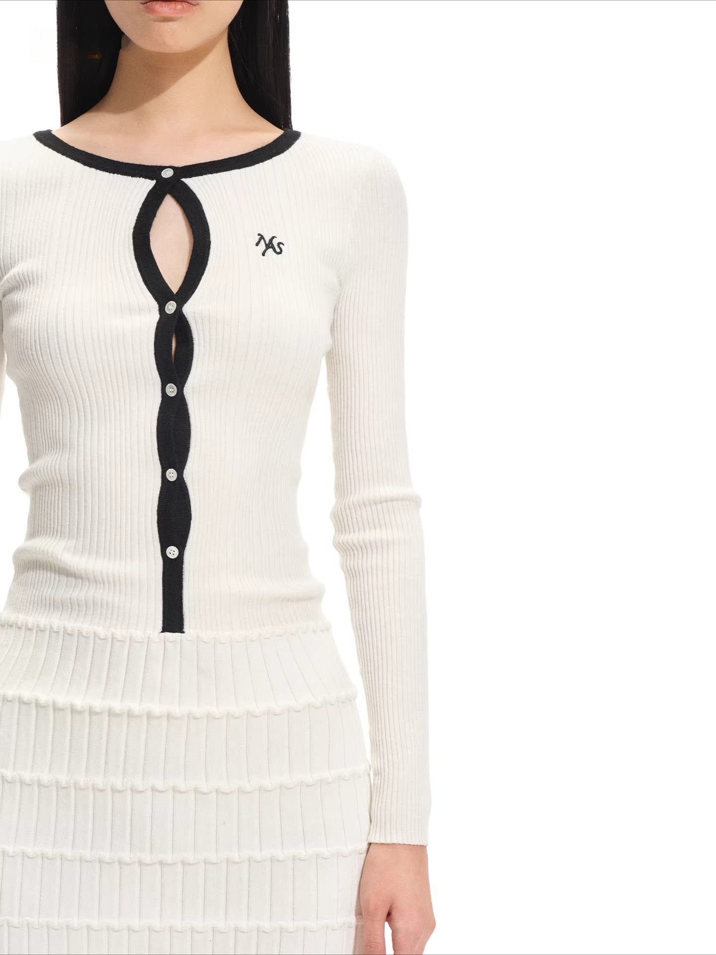 Tuileries Cutout Knit Dress