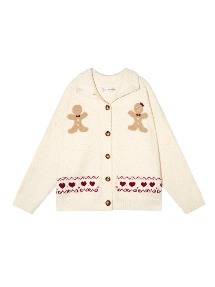 Gingerbread Fair Isle Knit Loungewear Set
