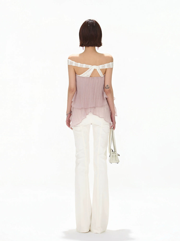 Off-Shoulder Ruffle Blouse