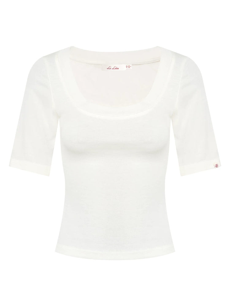 Square Neck Lyocell Tee
