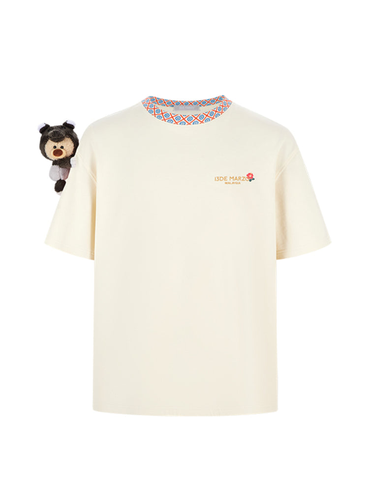 Malayan Tapir Bear Cotton T-shirt