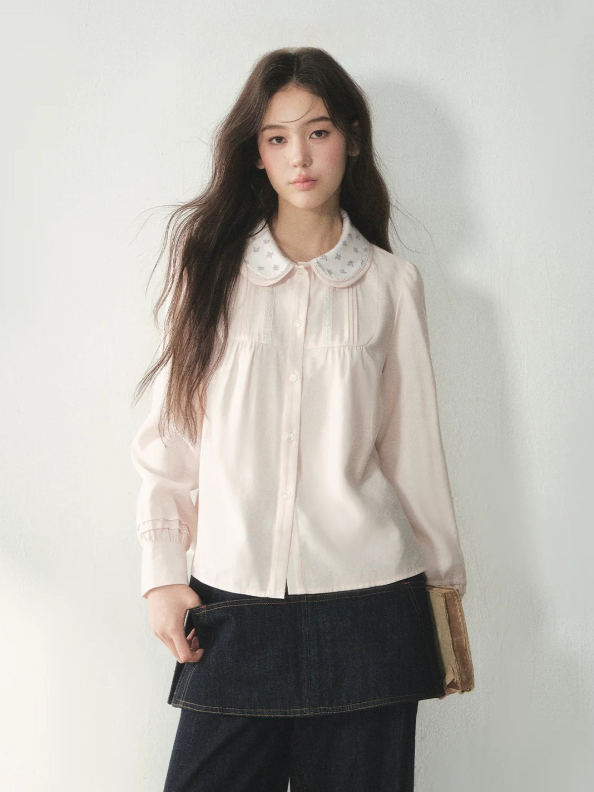 Floral Double Layer Shirt