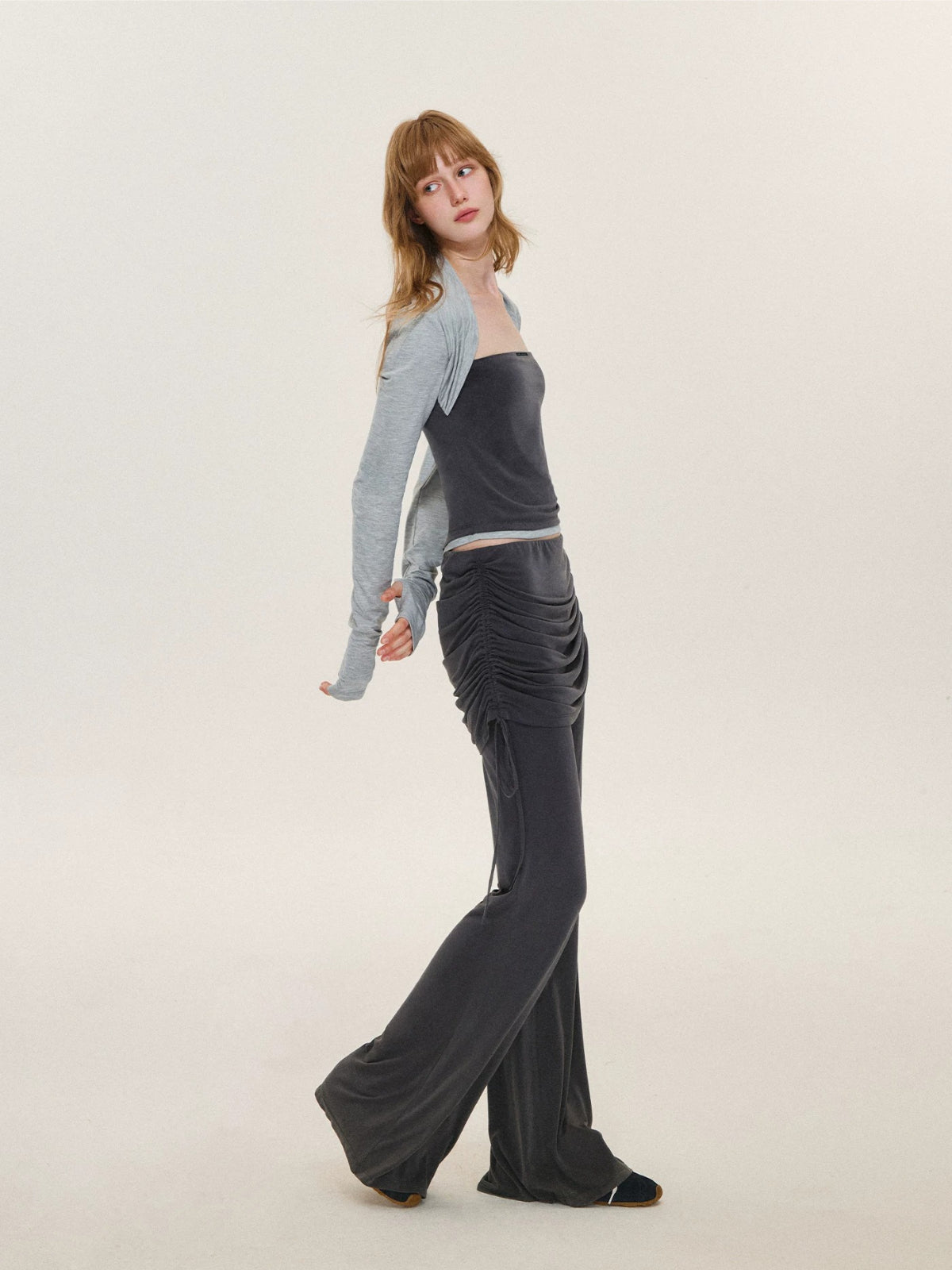 Contrast Panel Two-Piece Set