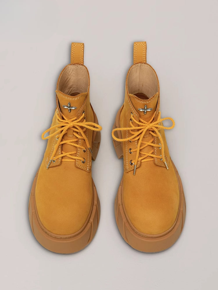 Future Mirage Leather Rider Boots Snow Mountain