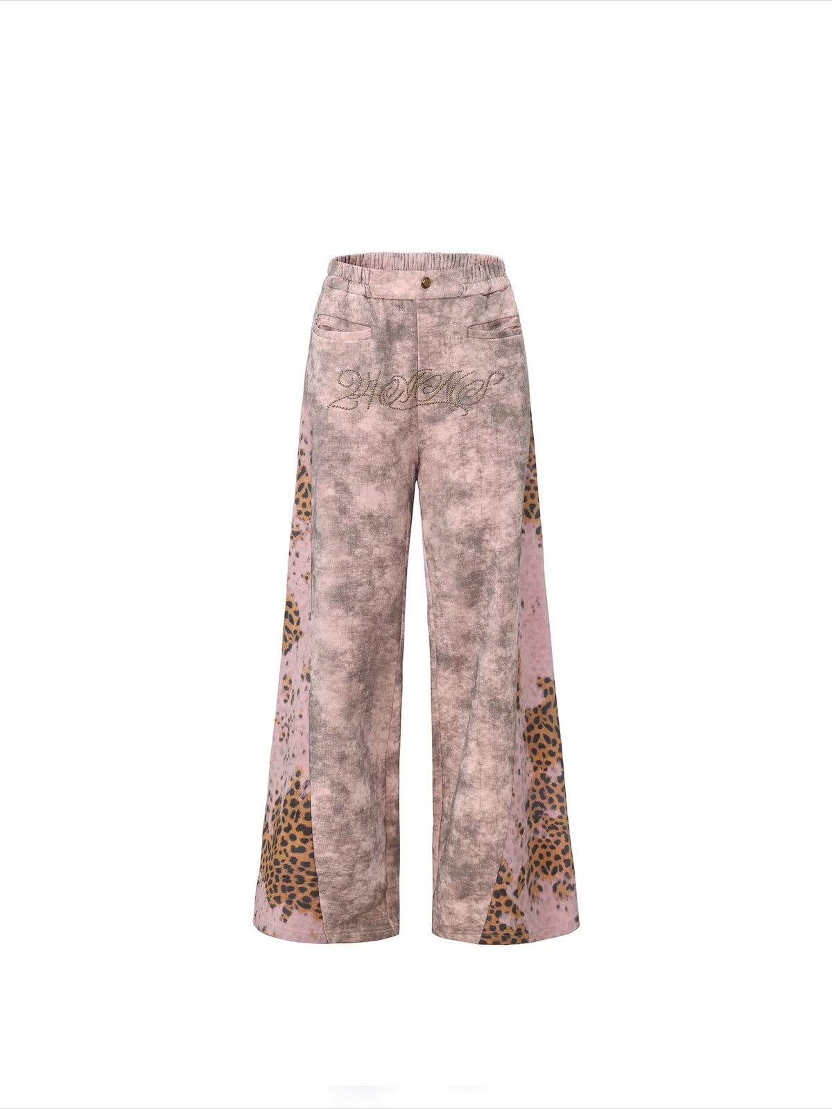 Tie-Dye Distressed Sweatpants
