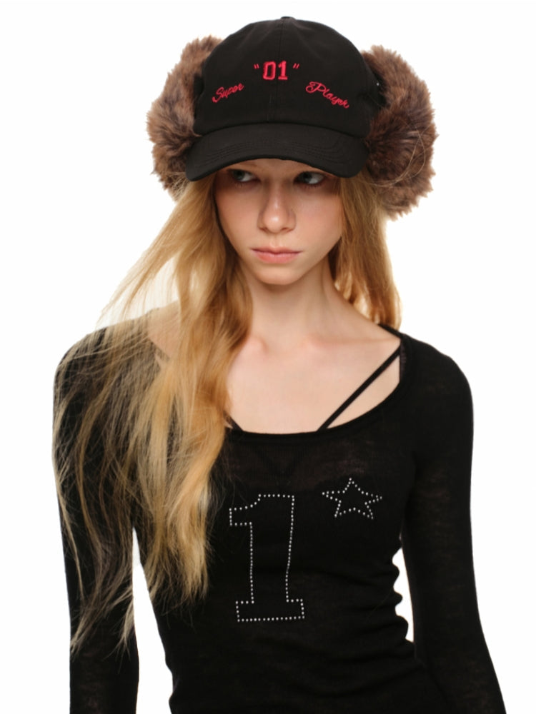 Studded Crew Neck Knit Sweater