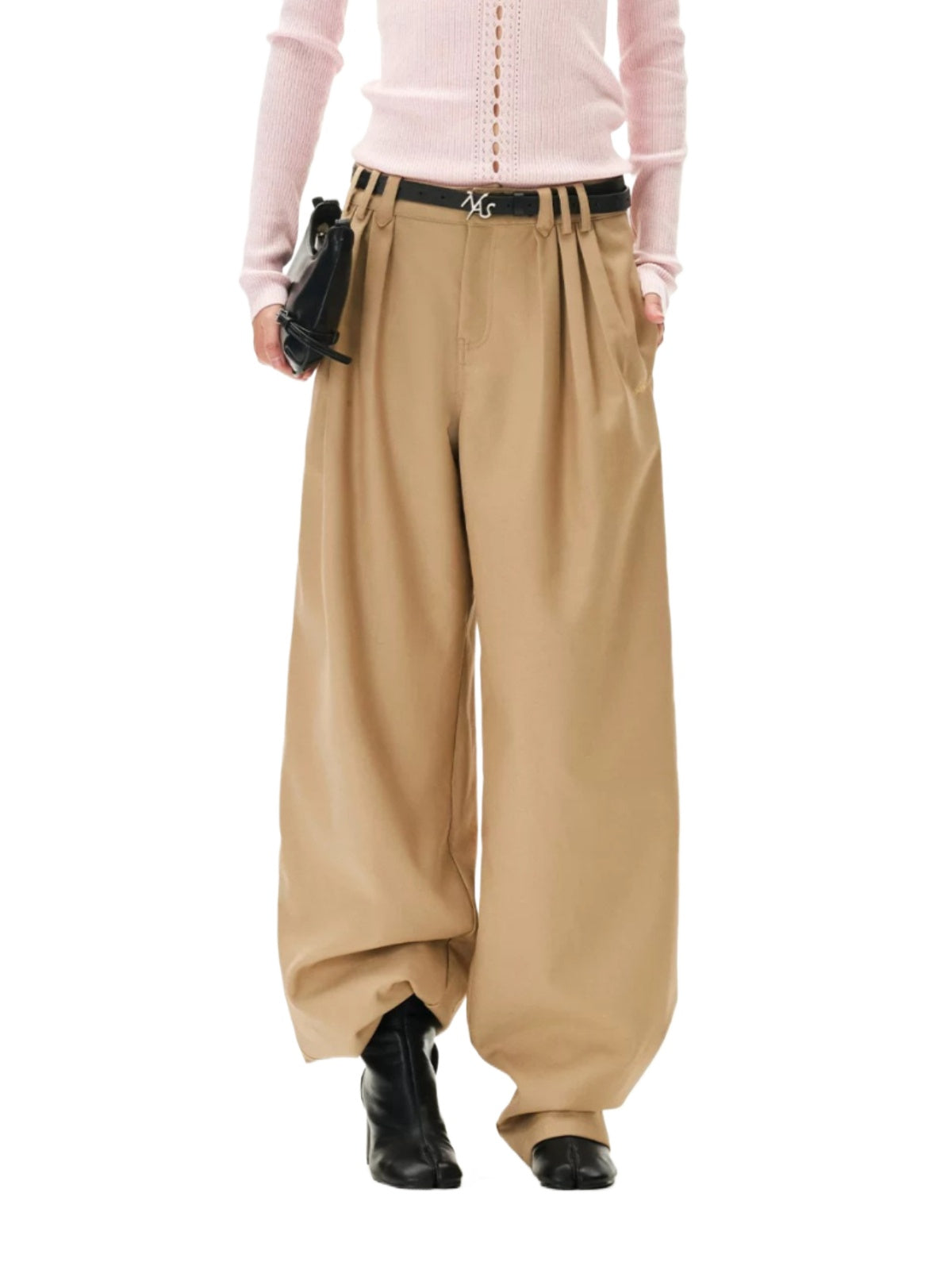 Wide Leg Pleated Lounge Pants