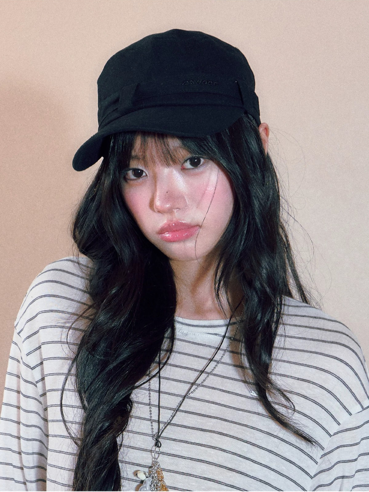 Striped Lace Trim Tee