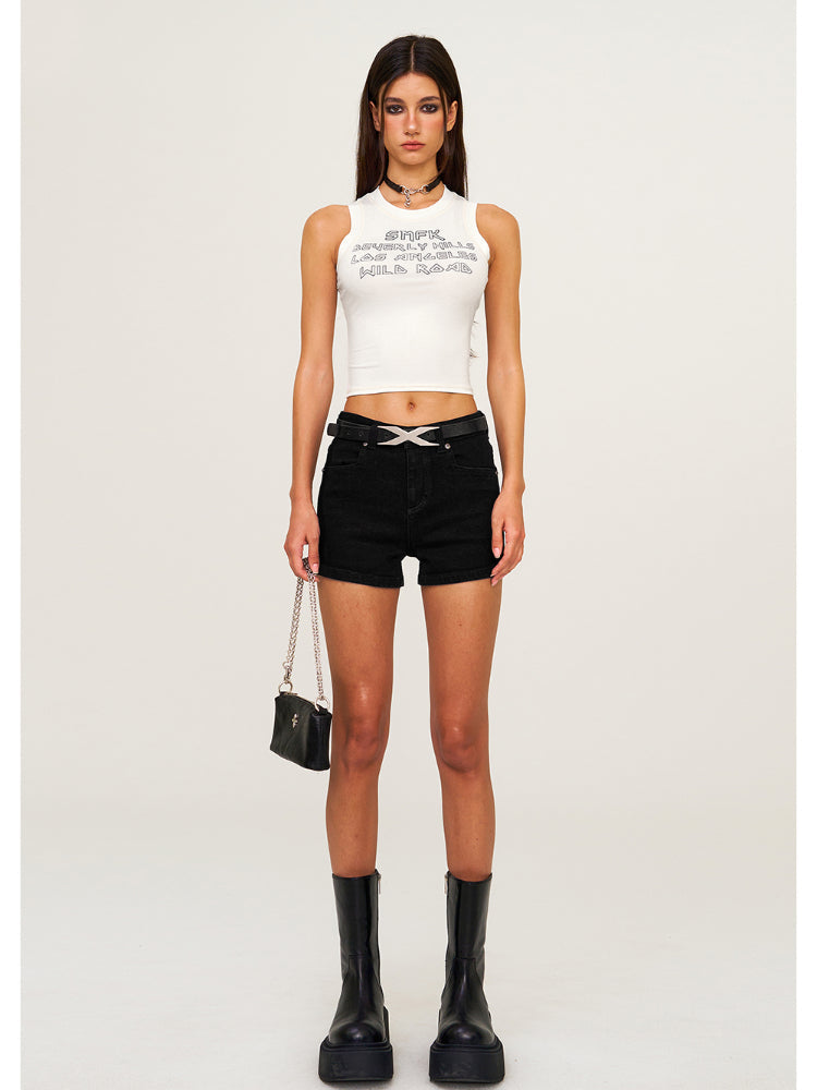 Cross Classic Dance Troupe Denim Shorts