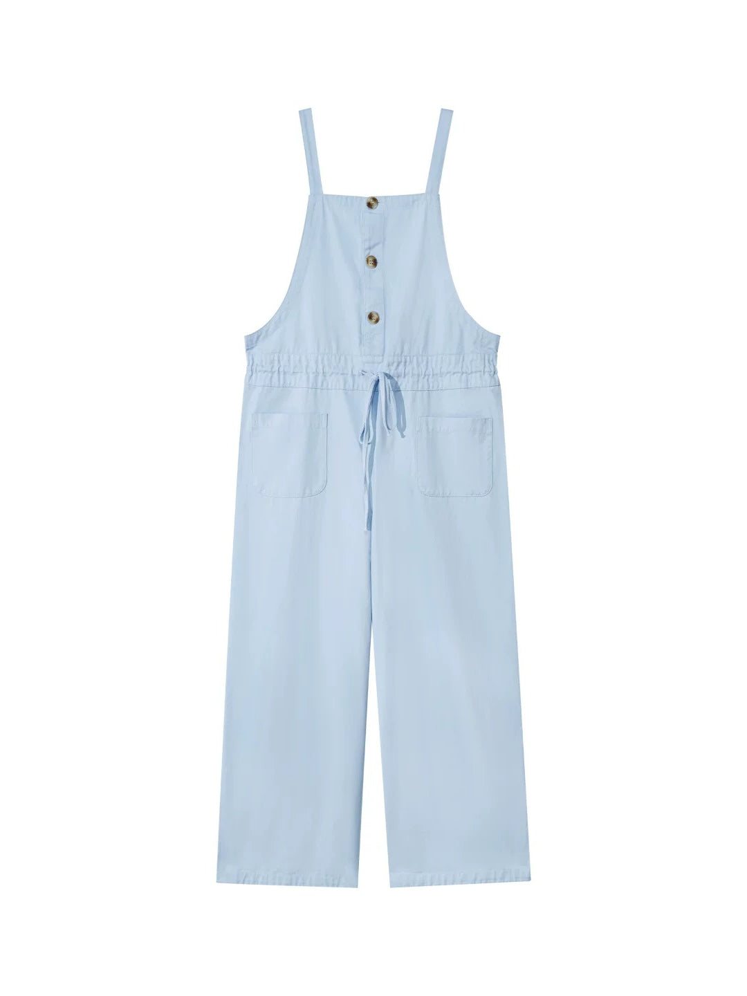 Cotton Drawstring Jumpsuit