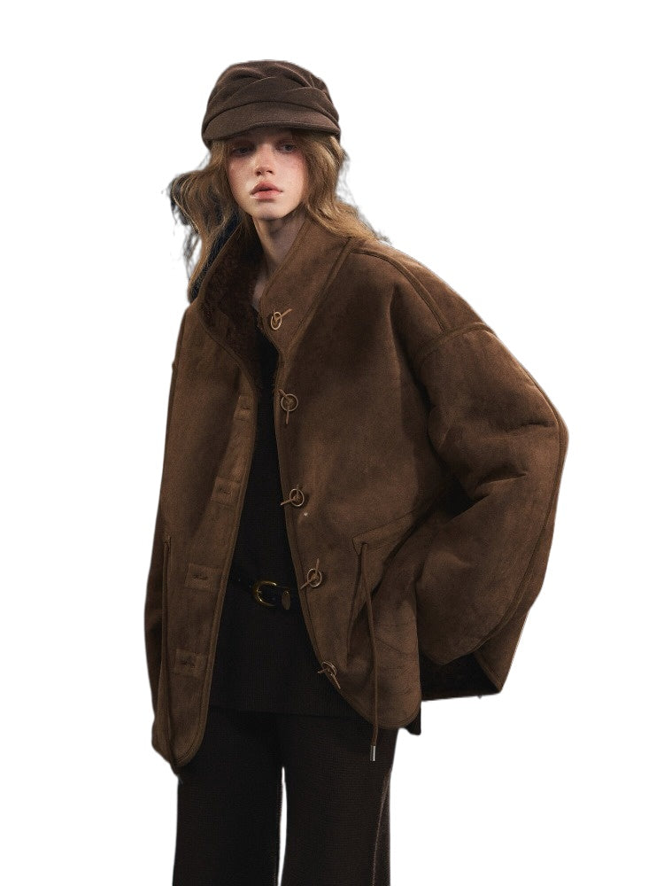 Reversible Sherpa Fleece Coat