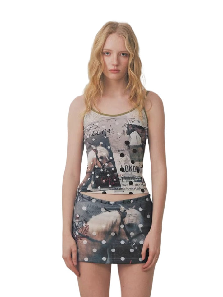 Pony Dot Cami Top