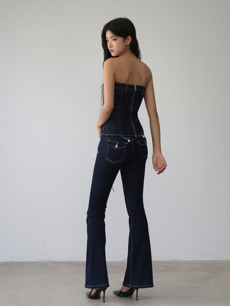 Original Color Slim Bootcut Jeans