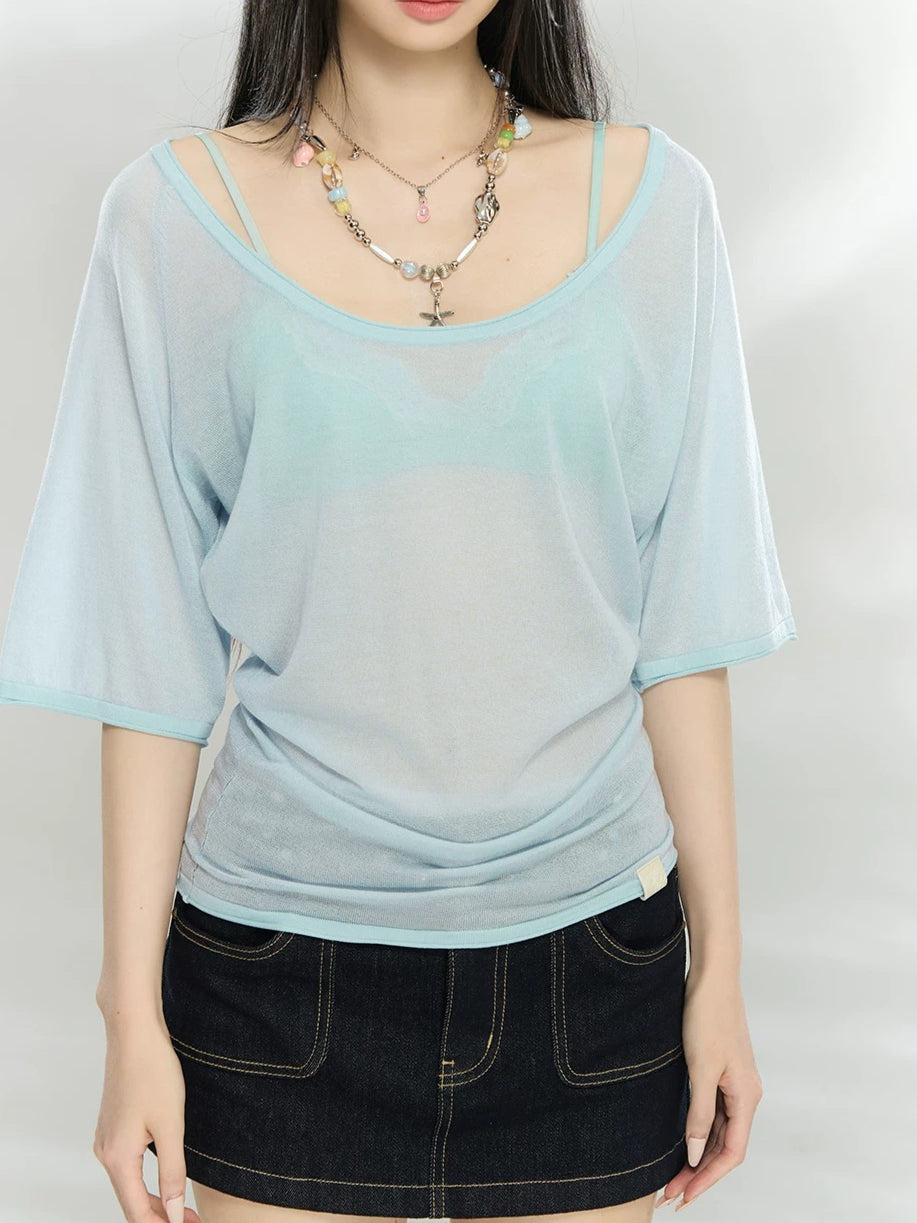 Lyocell U-Neck Top
