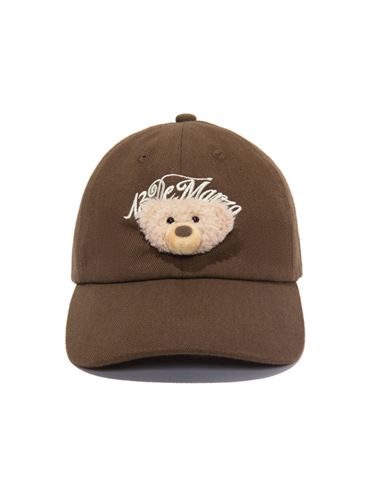Mini Bear Head Sun Protection Baseball Cap
