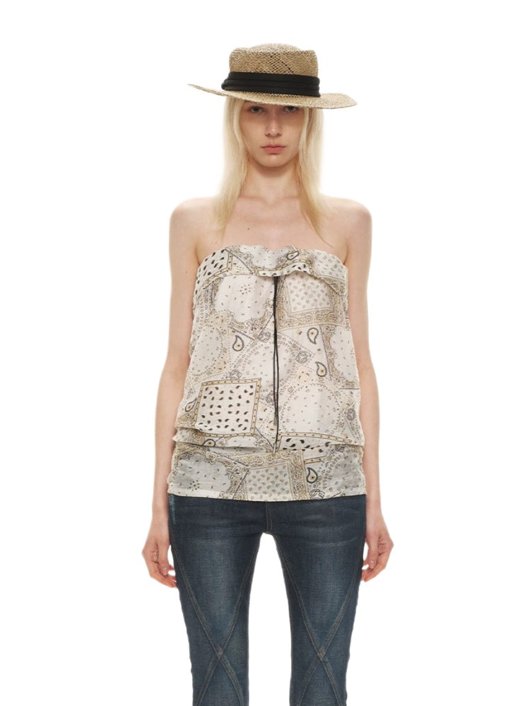 Paisley Lyocell Convertible Top