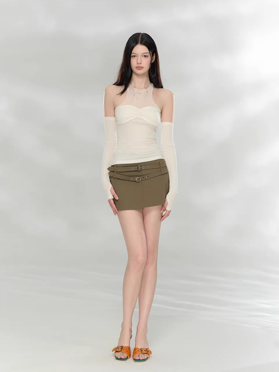 Mesh Layered Top