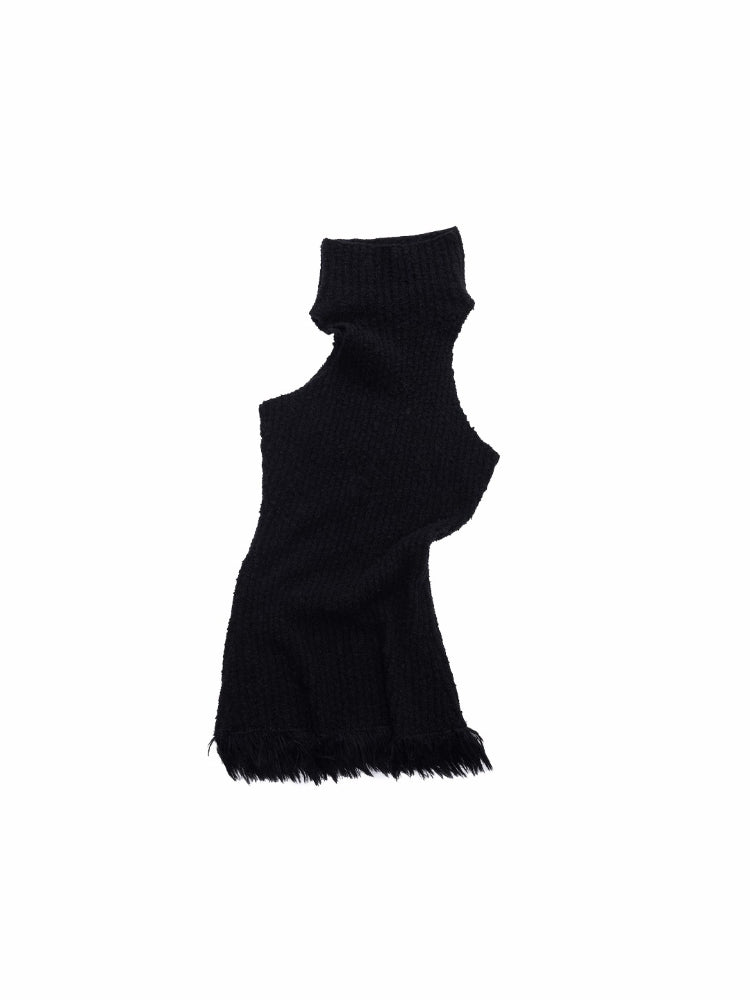 Hooded Faux Fur Knit Set