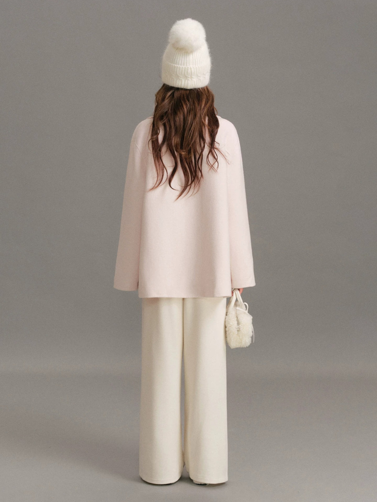 Peter Pan Collar Wool Coat