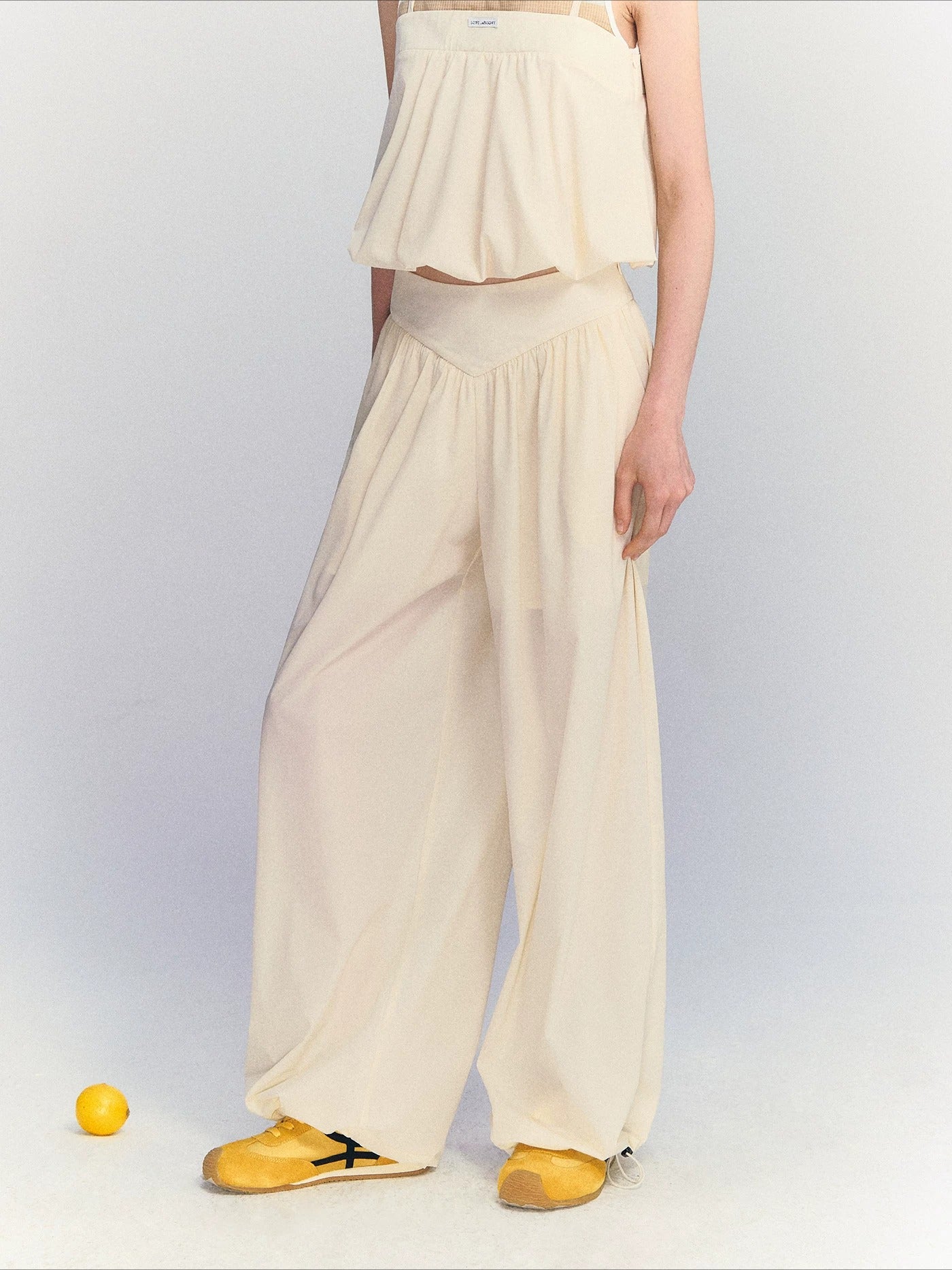 Contrast Two-Piece Set