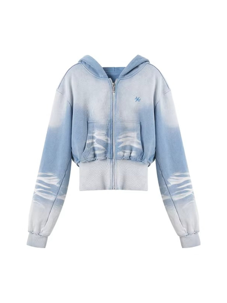 Equestrian Cropped Hoodie