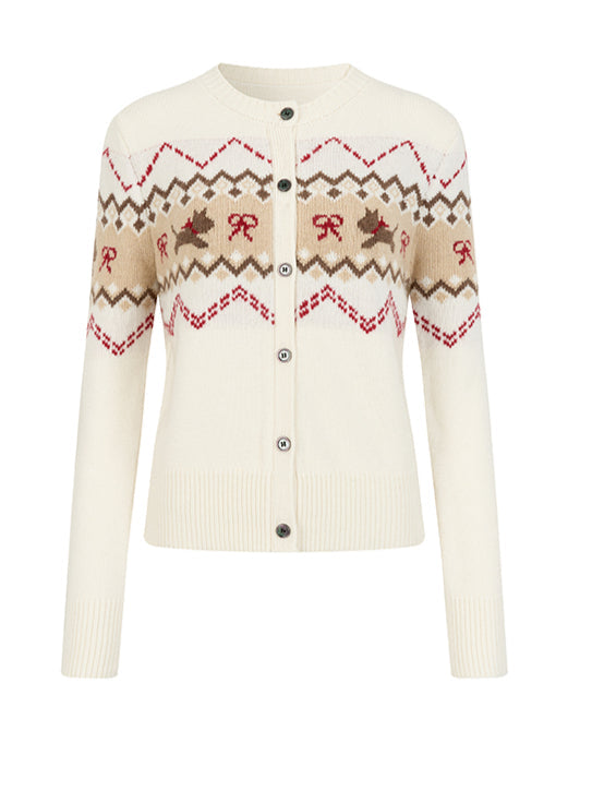 Fair Isle Dog Cardigan
