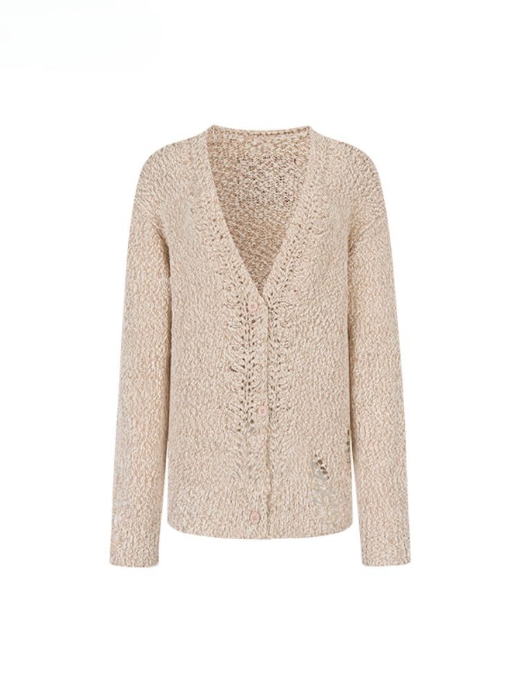 Loose Ripped Cardigan