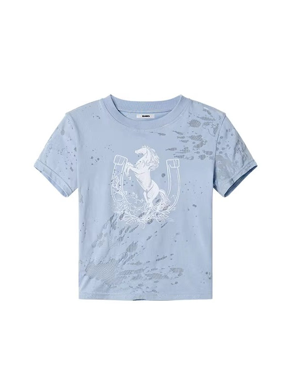 Equestrian Burnout Tee