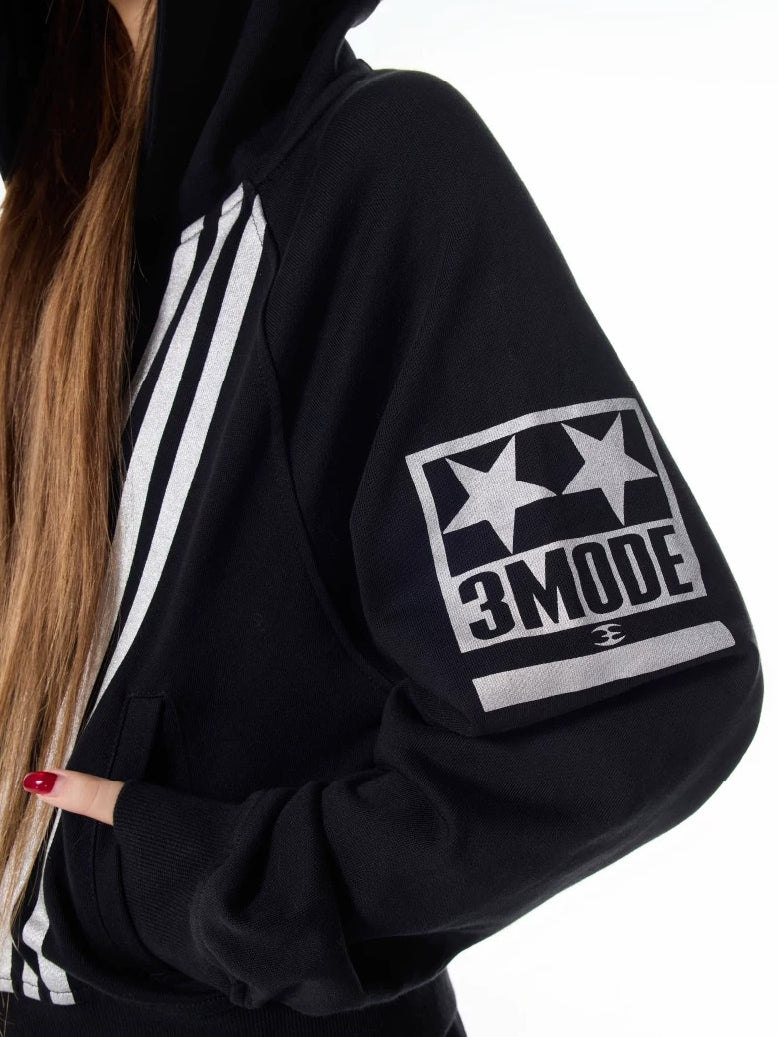 Letter Hooded Sweatshirt