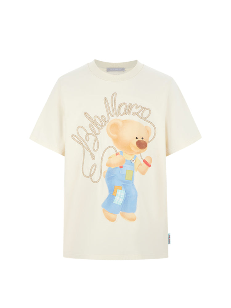 Skipping Bear Crew Neck T-shirt