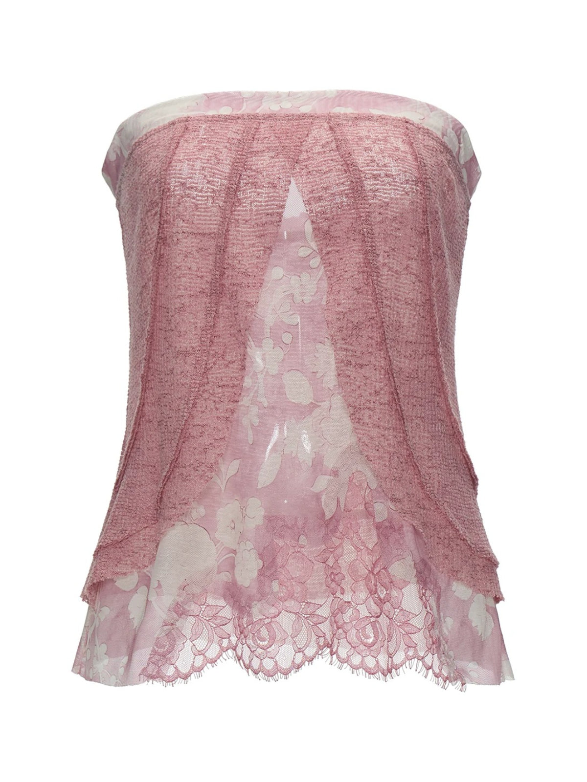 Floral Lace Cami Bustier Top