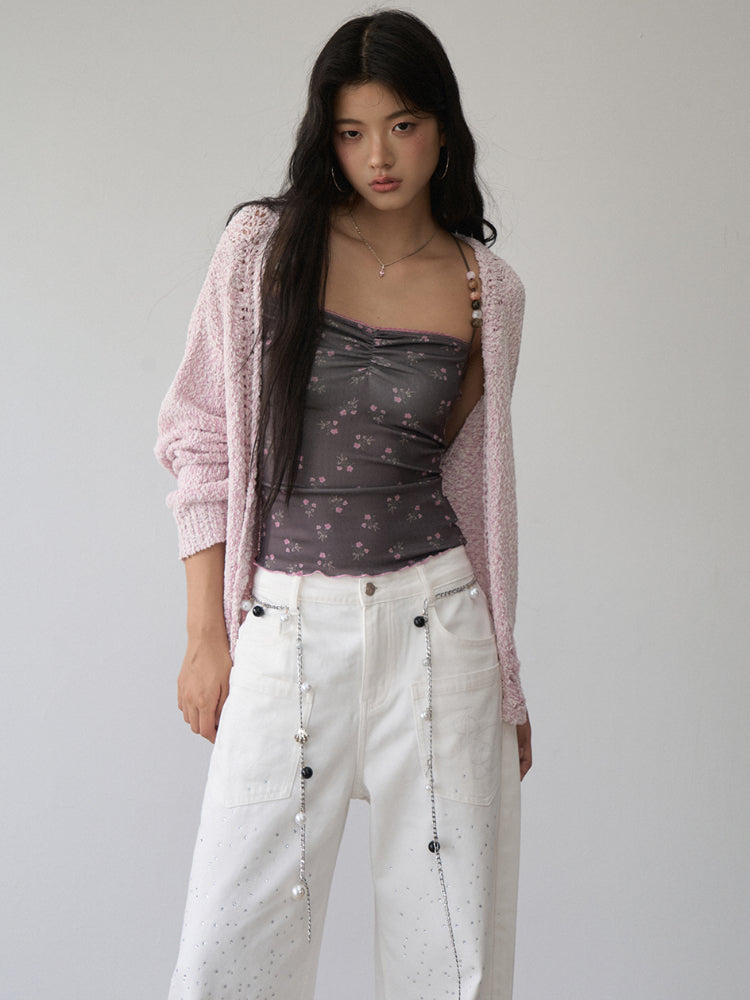 Loose Ripped Cardigan